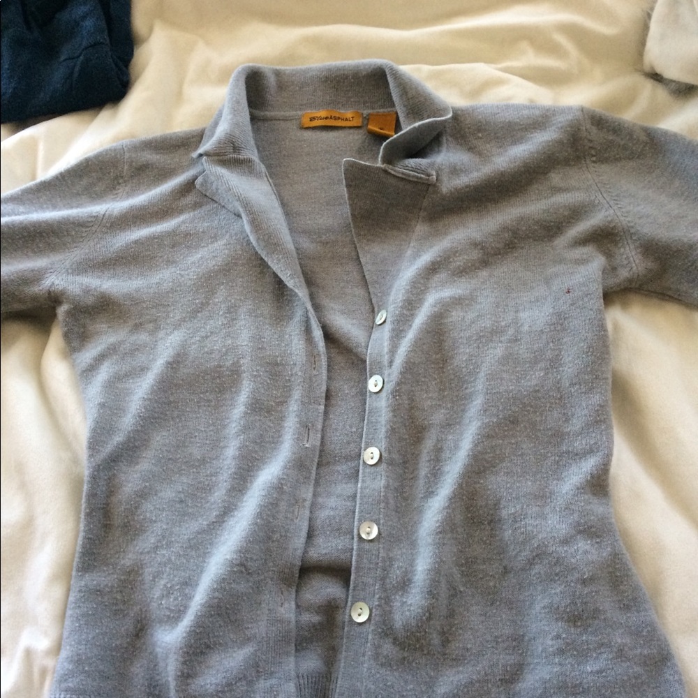 Light grey cozy cardigan